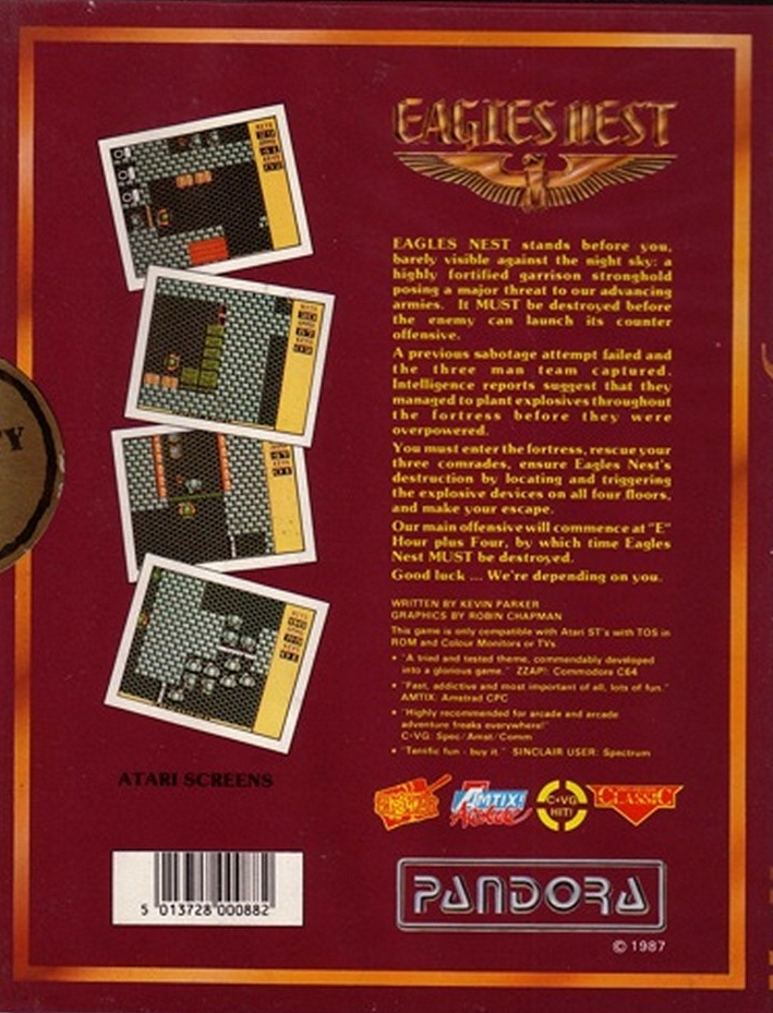 Into The Eagle's Nest — box-2D-back (EU)