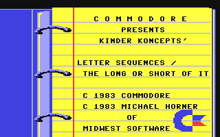 Kinder Koncepts 4 : Letter Sequences/The Long or Short of it — sstitle (EU)