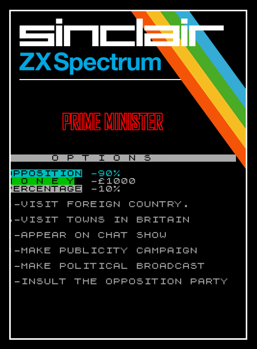 Prime Minister box art