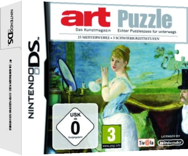 Art Puzzle - Das Kunstmagazin - Echter Puzzlespass fuer Unterwegs — box-3D (DE)
