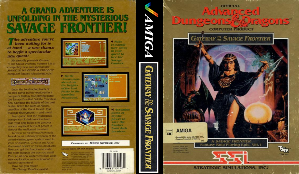 Advanced Dungeons & Dragons - Gateway to the Savage Frontier - A Savage Frontier Fantasy Role-Playing Epic, Vol.I — box-texture (US)