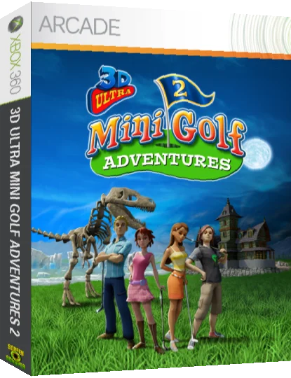 3d Ultra Mini Golf Adventures 2 — box-3D (WOR)