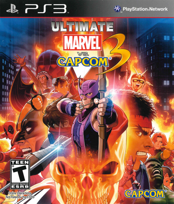 Ultimate Marvel vs. Capcom 3 box art