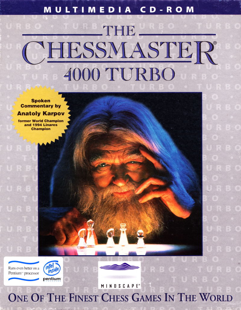 The Chessmaster 4000 Turbo — box-2D (UK)