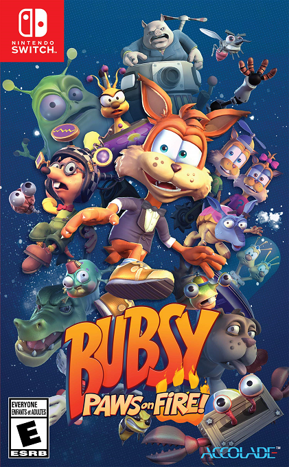 Bubsy : Paws on Fire! box art