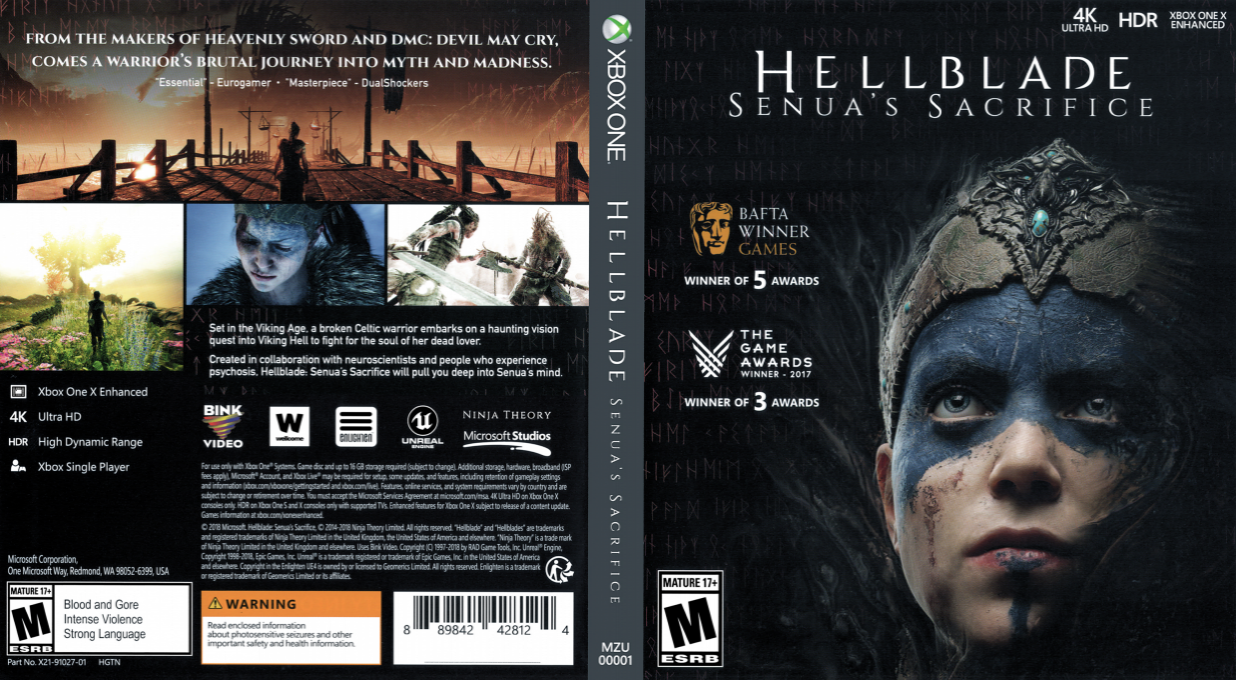 Hellblade - Senua's Sacrifice — box-texture (US)
