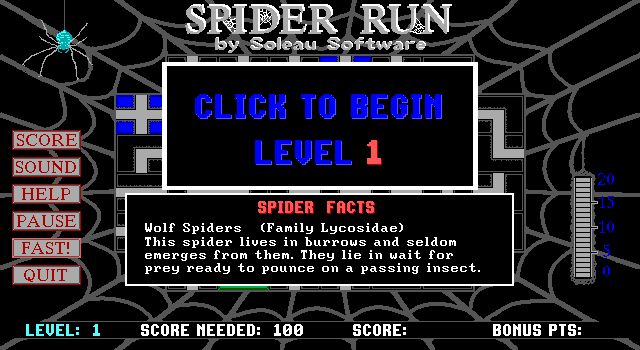 Spider Run — sstitle (WOR)