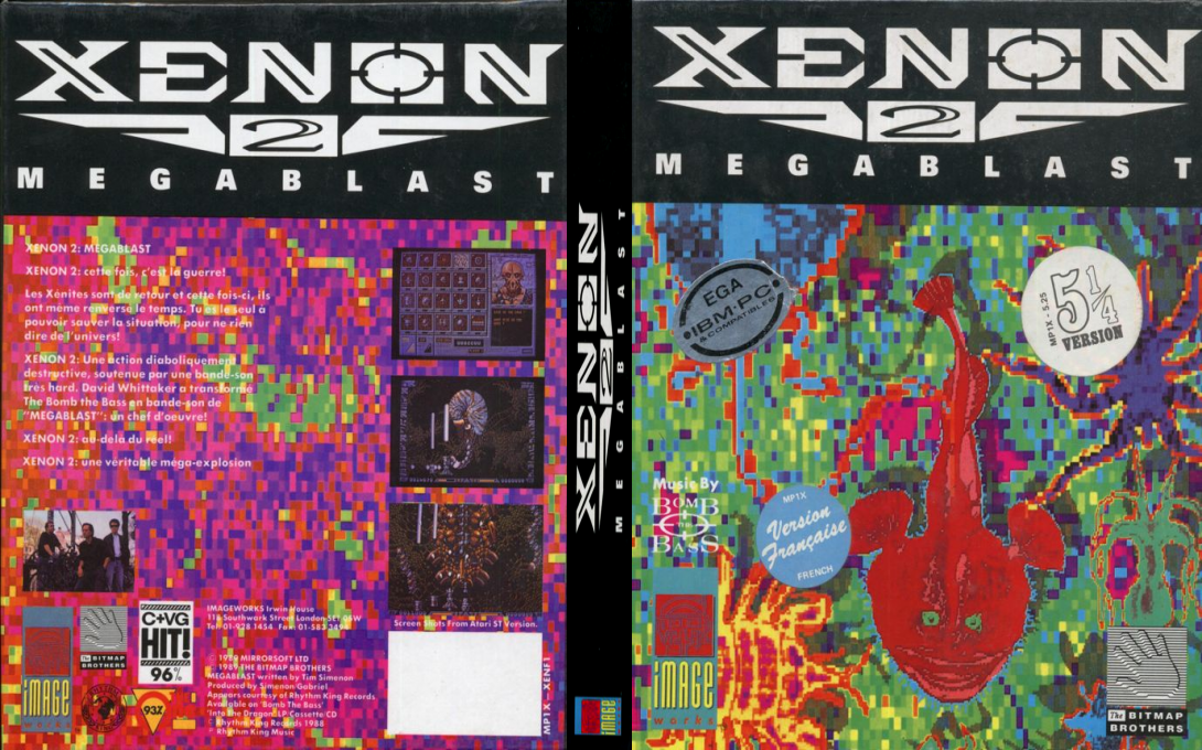 Xenon 2 - Megablast — box-texture (FR)