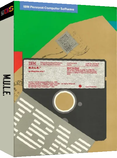 M.U.L.E. — box-3D (US)