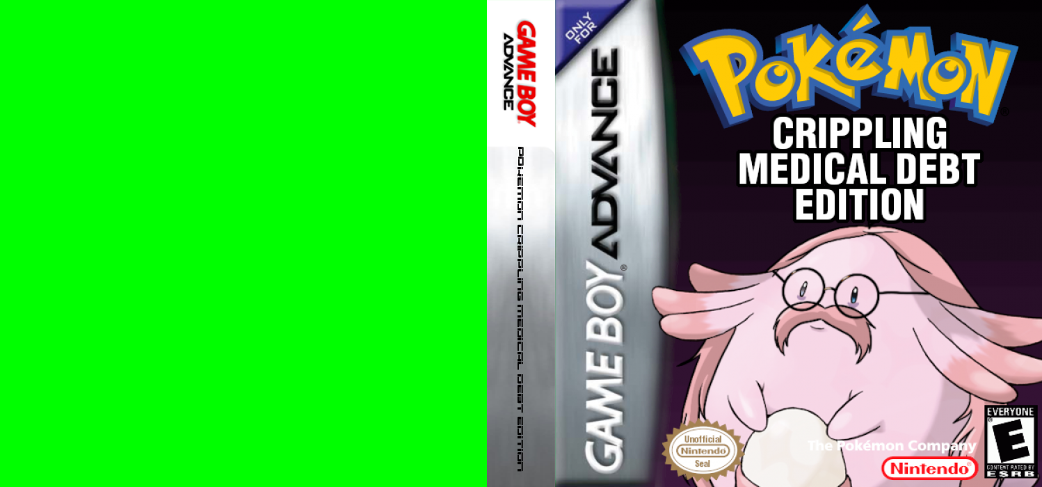 Pokemon Crippling Medical Debt Edition — box-texture (US)