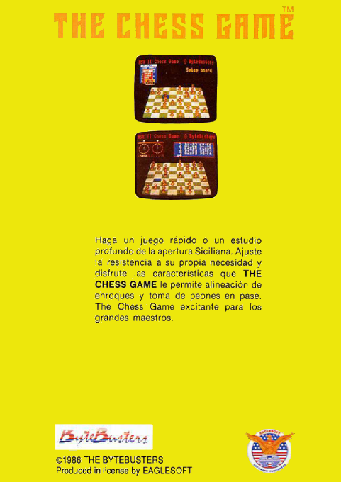 The Chess Game 2 — box-2D-back (SP)