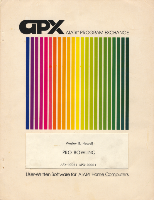 Pro Bowling box art