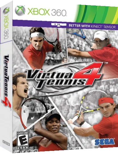 Virtua Tennis 4 — box-3D (US)
