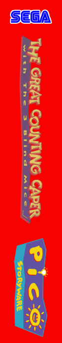 Great Counting Caper with 3 Blind Mice, The — box-2D-side (US)