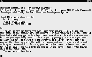 Unnkulian Underworld - The Unknown Adventure — sstitle (WOR)