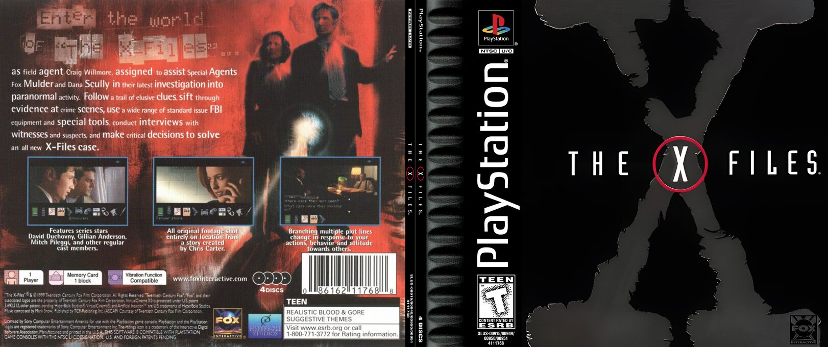 X-files Game, The — box-texture (US)