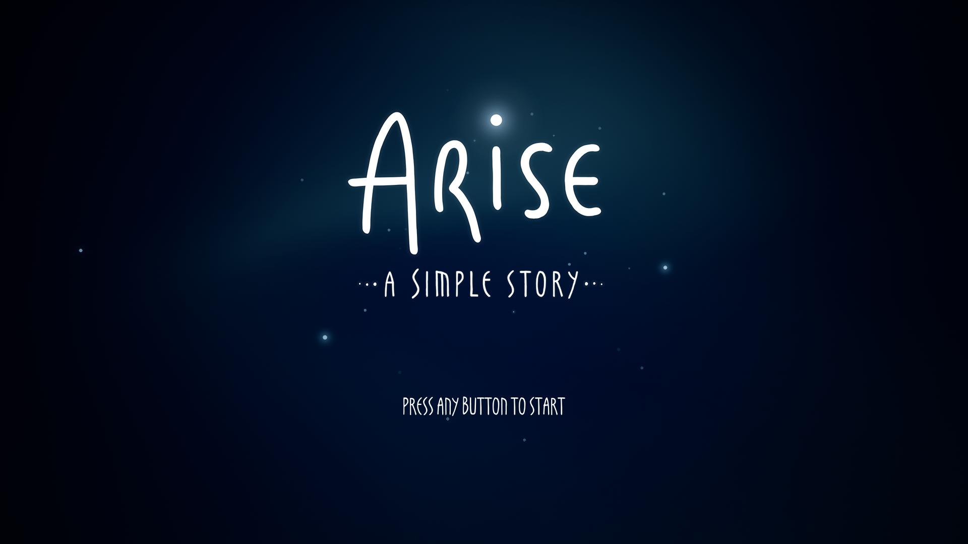 Arise - A Simple Story — sstitle (WOR)
