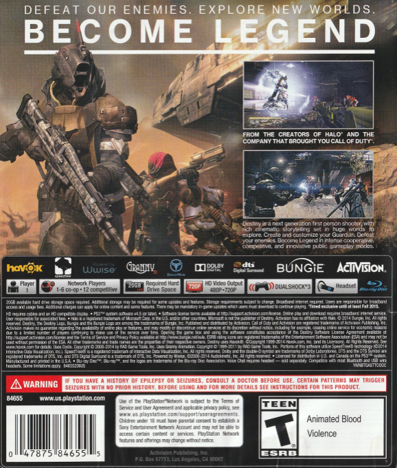 Destiny — box-2D-back (US)