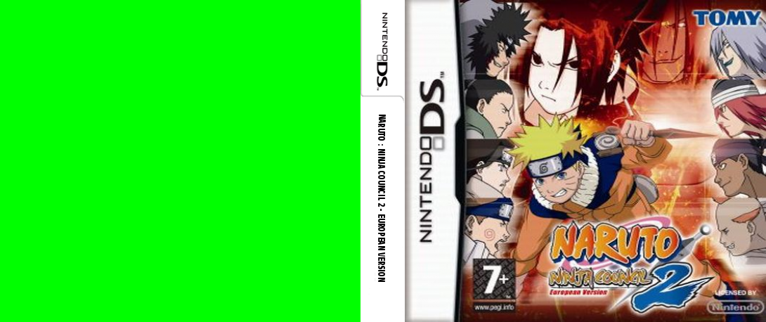 Naruto - Ninja Council 2 - European Version — box-texture (EU)