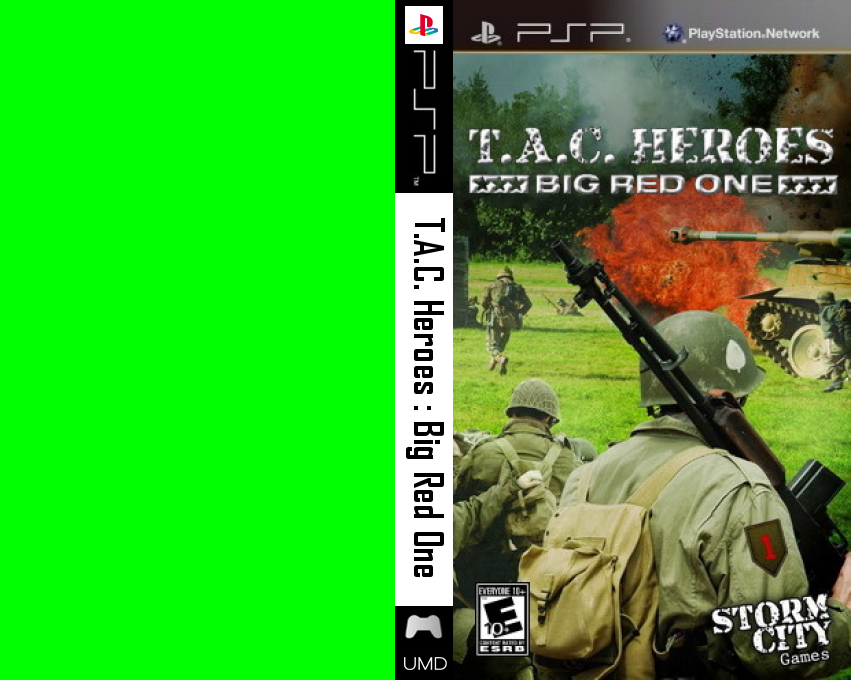T.A.C. Heroes - Big Red One — box-texture (US)