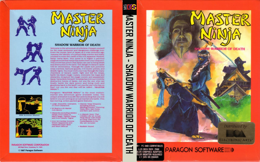 Master Ninja - Shadow Warrior Of Death — box-texture (US)
