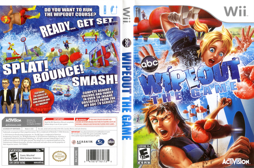 Wipeout - The Game — box-texture (US)