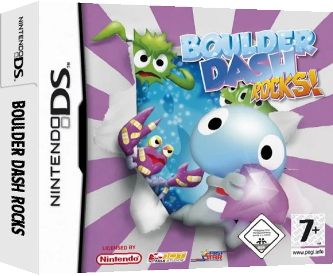 Boulder Dash - Rocks! — box-3D (EU)