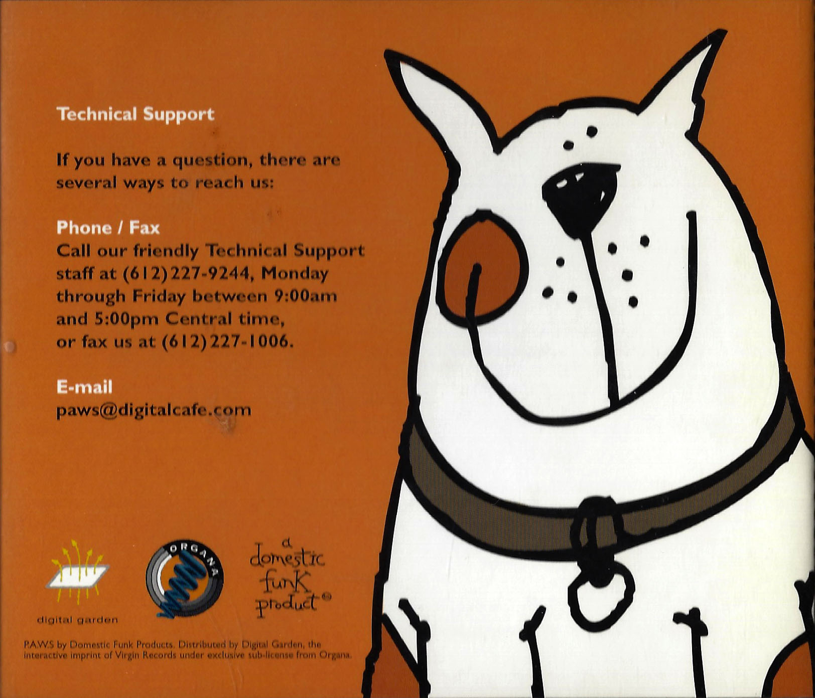 P.A.W.S.: Personal Automated Wagging System — box-2D-back (US)