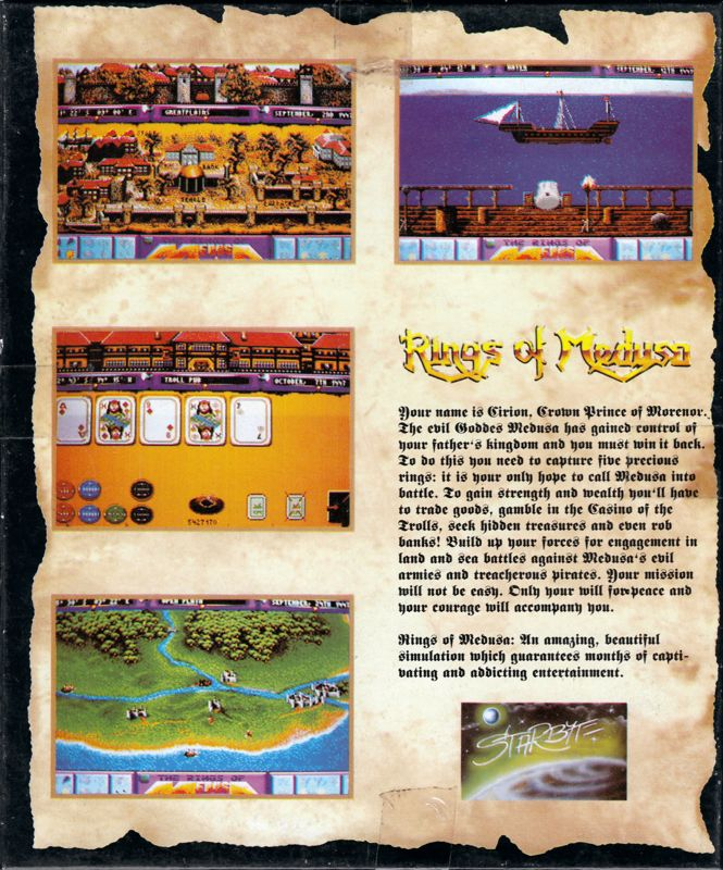 Rings of Medusa — box-2D-back (EU)