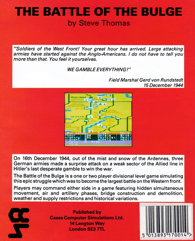 Battle Of The Bulge — box-2D-back (EU)