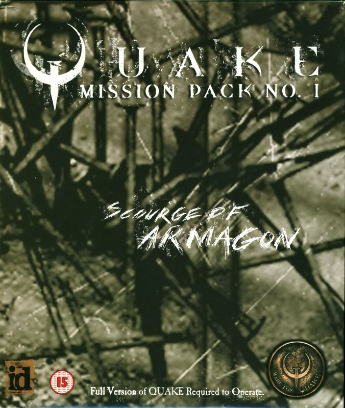 Quake Mission Pack No. I - Scourge of Armagon — box-2D (EU)