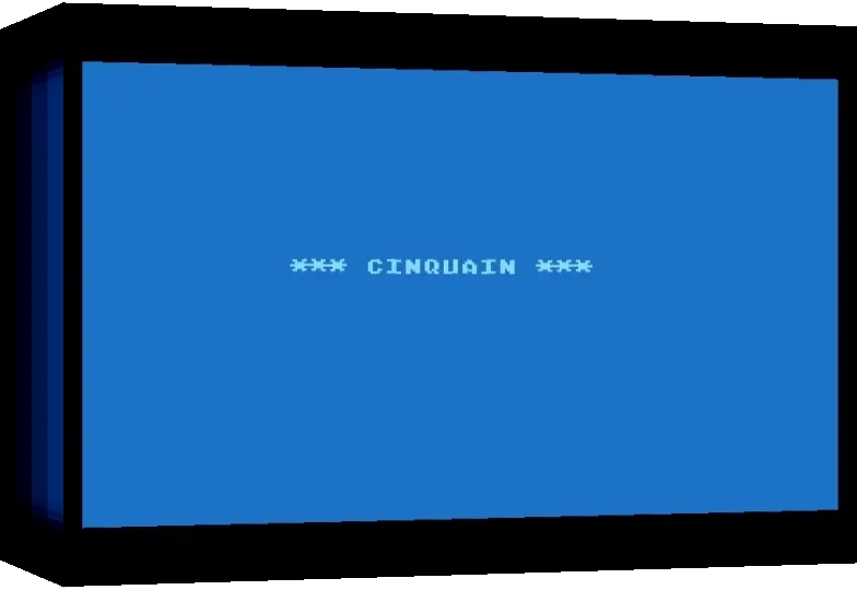 Cinquain — box-3D (WOR)