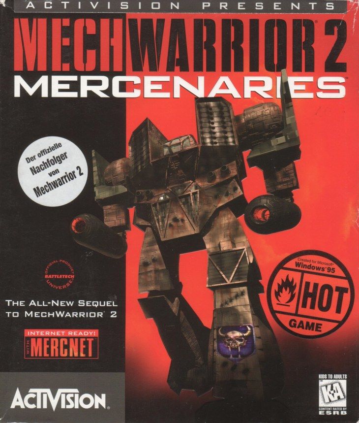 Mechwarrior 2 - Mercenaries — box-2D (EU)