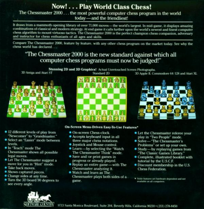 Chessmaster 2000, The — box-2D-back (US)