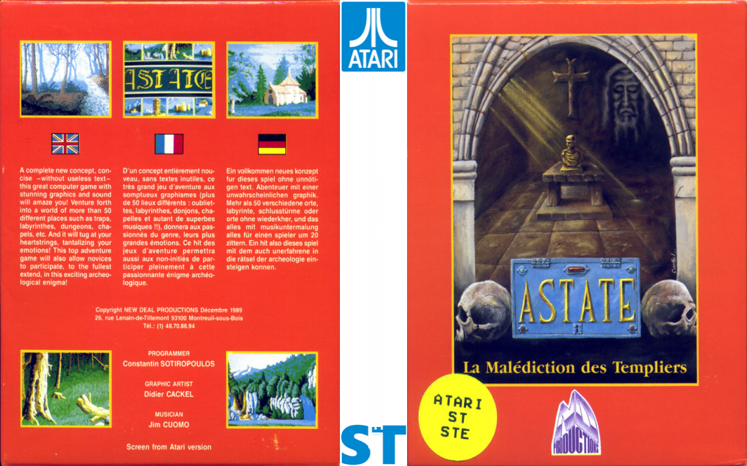 Astate - La Malédiction Des Templiers — box-texture (EU)