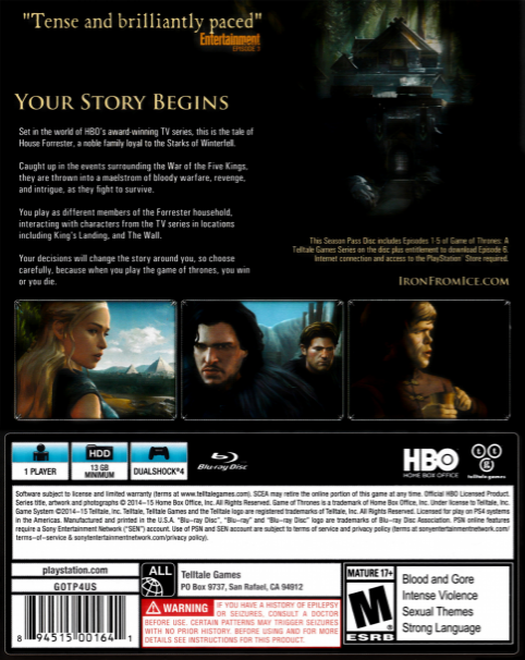 Game of Thrones — box-2D-back (US)