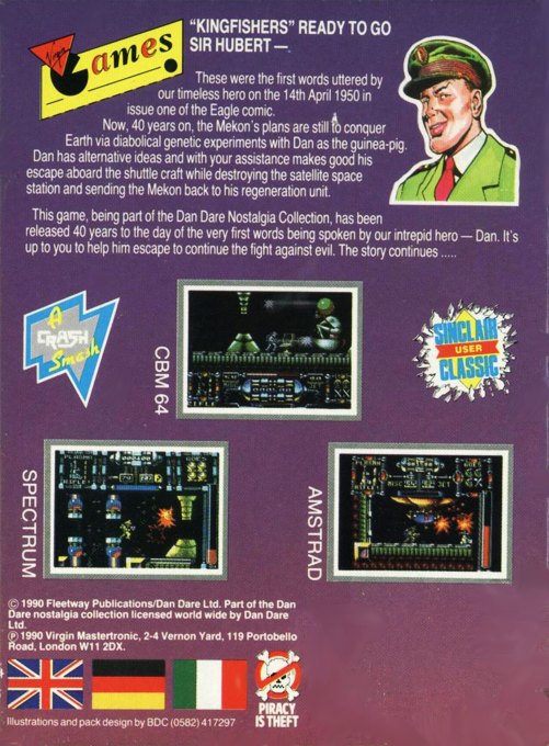 Dan Dare 3 - The Escape — box-2D-back (EU)