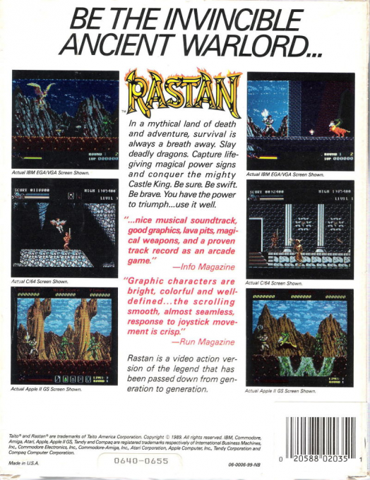 Rastan — box-2D-back (US)