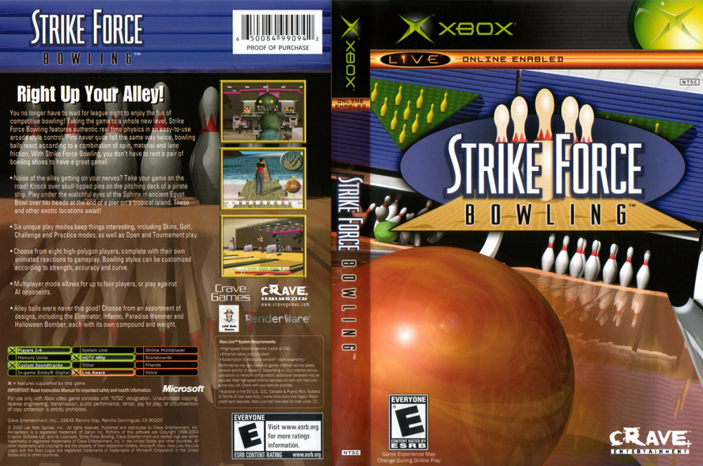 Strike Force Bowling — box-texture (US)