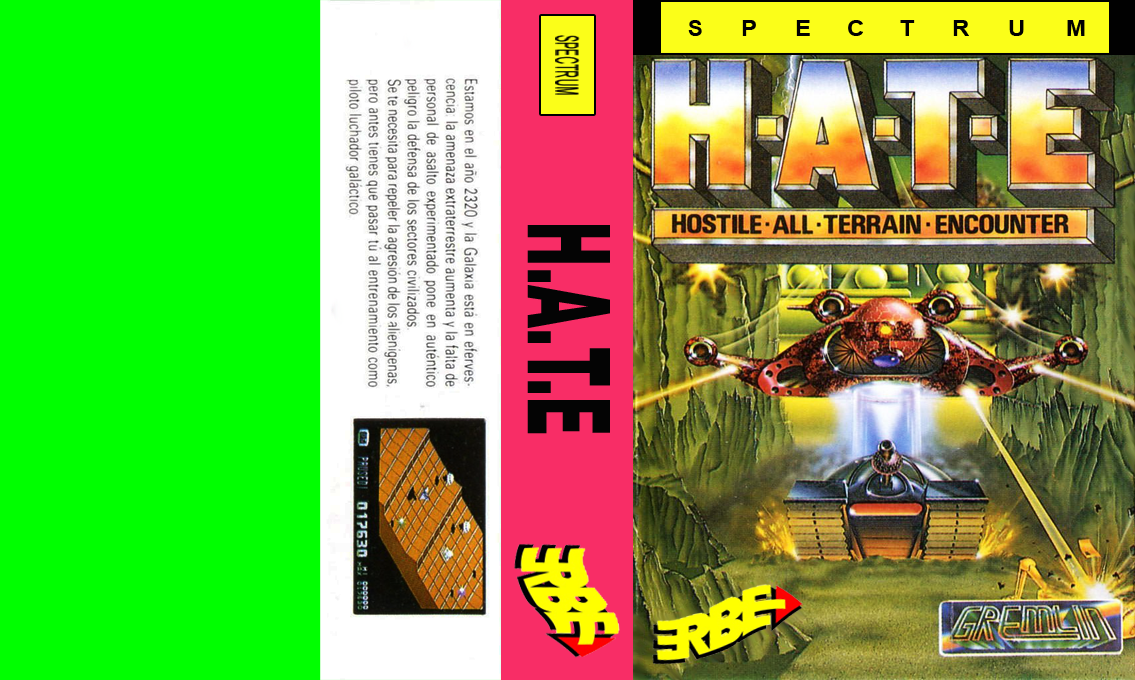 H.A.T.E. - Hostile All Terrain Encounter — box-texture (SP)
