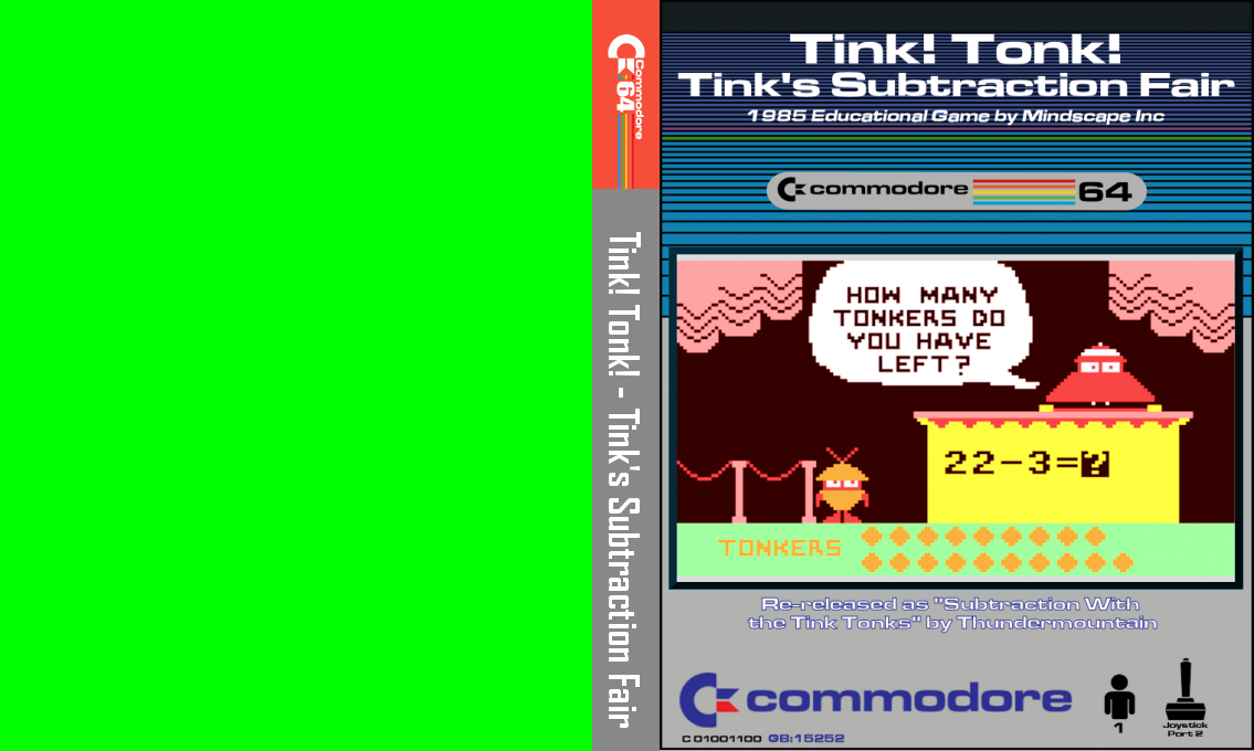 Tink! Tonk! - Tink's Subtraction Fair — box-texture (CUS)
