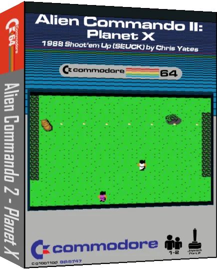Alien Commando II : Planet X — box-3D (CUS)