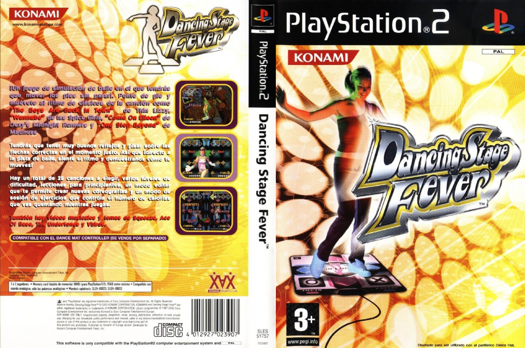 Dancing Stage Fever — box-texture (SP)