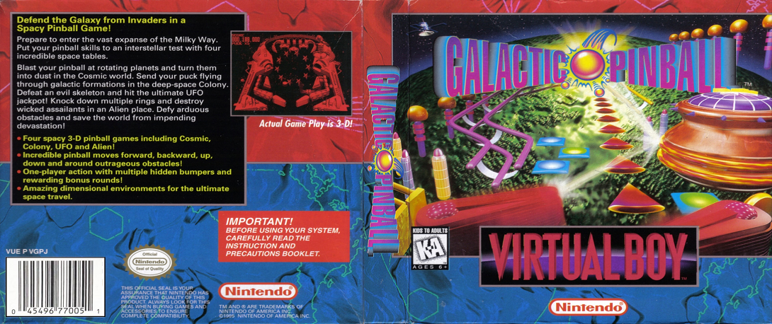 Space Pinball — box-texture (US)