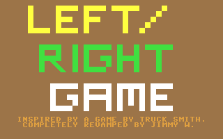 Left/Right Game — sstitle (WOR)