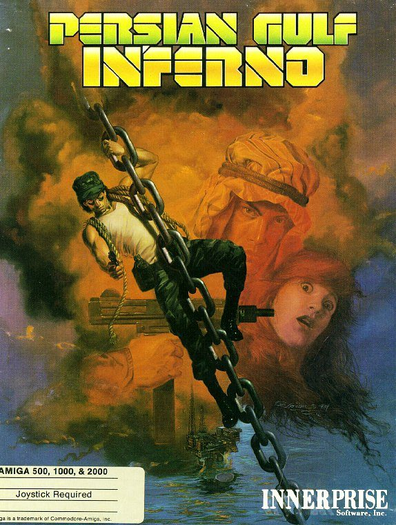 Persian Gulf Inferno, The box art