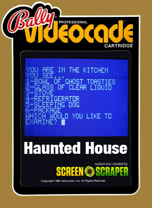 Haunted House box art