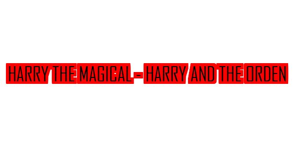 Harry The Magical - Harry And The Orden — wheel-hd (SS)