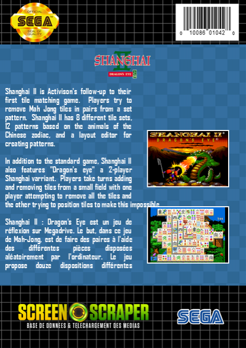 Shanghai 2 - Dragon's Eye — box-2D-back (SS)