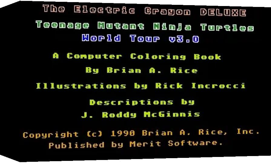 Electric Crayon Deluxe : Teenage Mutant Ninja Turtles - World Tour — box-3D (WOR)